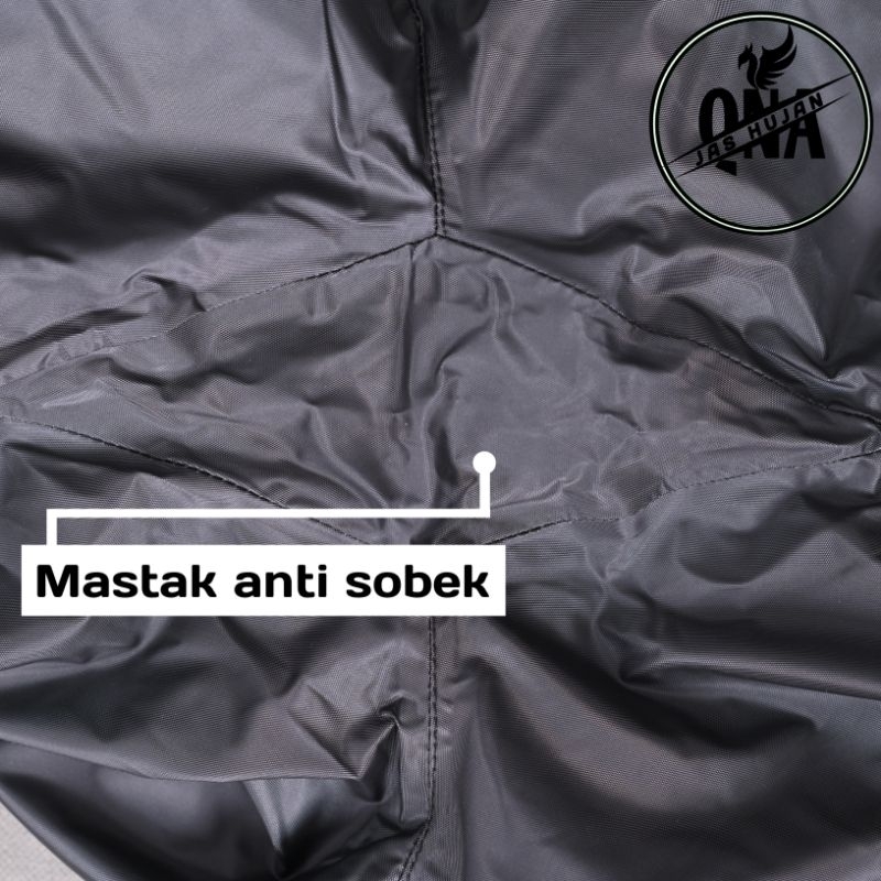 JAS HUJAN, RAINCOAT Setelan Pria Wanita By QNA Anti Rembes Mocca