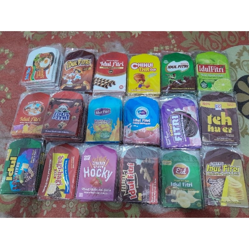 AMPLOP THR LEBARAN MOTIF SNACK 1 PACK ISI 10 PCS