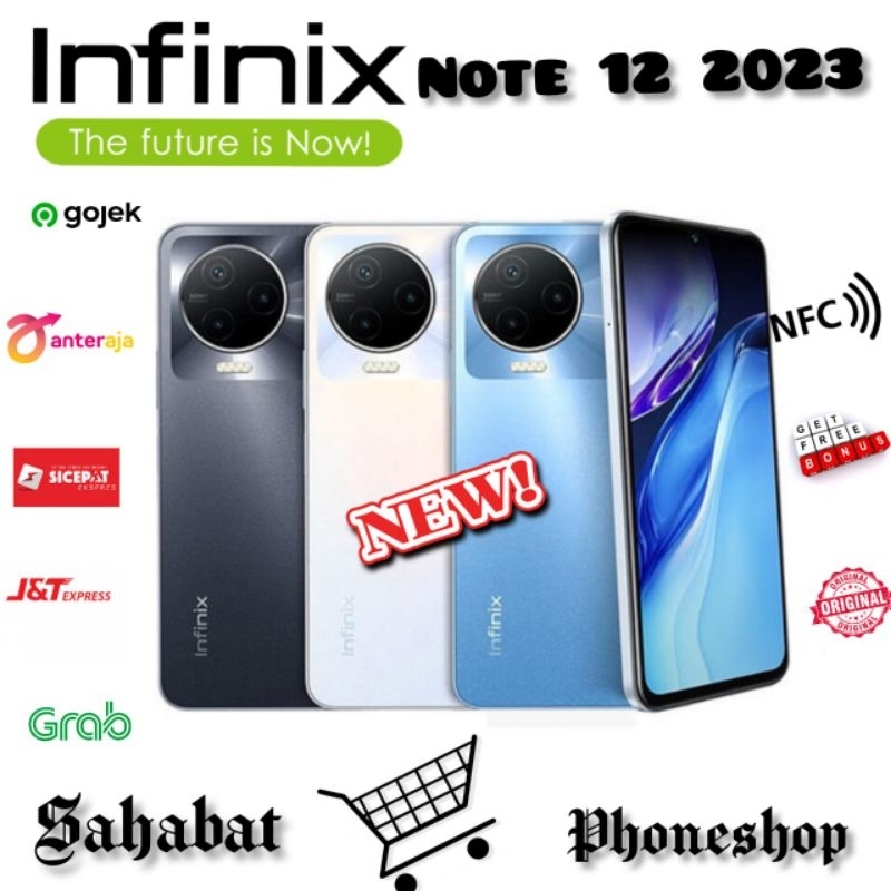 INFINIX NOTE 12 2023 NFC RAM 8 GB / 256 GB GARANSI RESMI