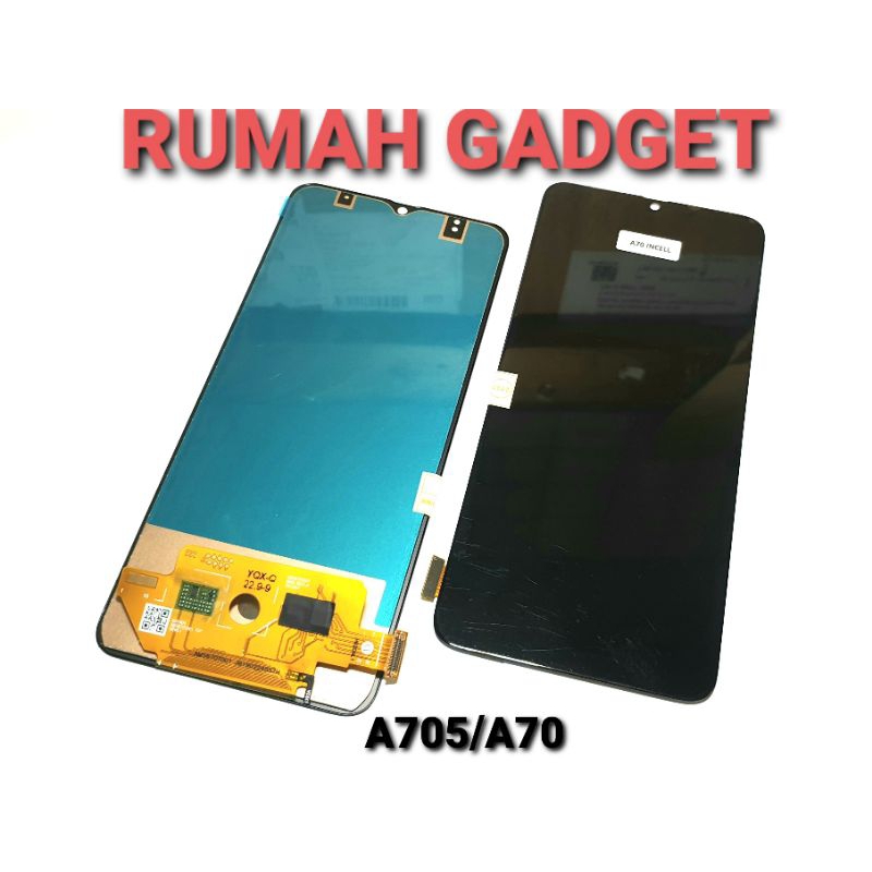 LCD SAMSUNG A705 A70 FULLFRAME/FULLSET TOUCHSCREEN