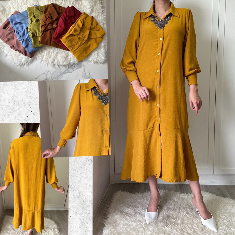 Delia dress / dress midi busui friendly