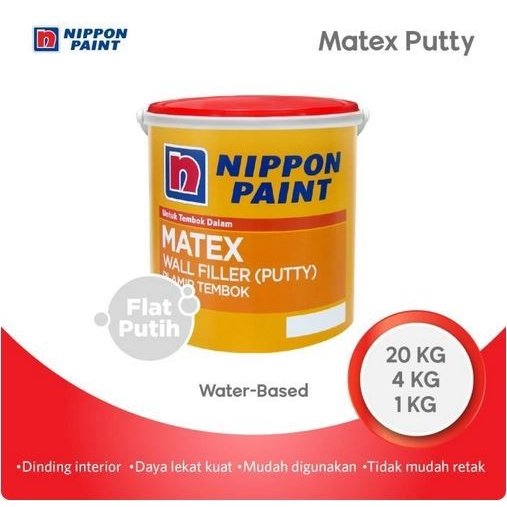 PLAMIR MATEX PUTTY 20KG DEMPUL NIPPON PAINT