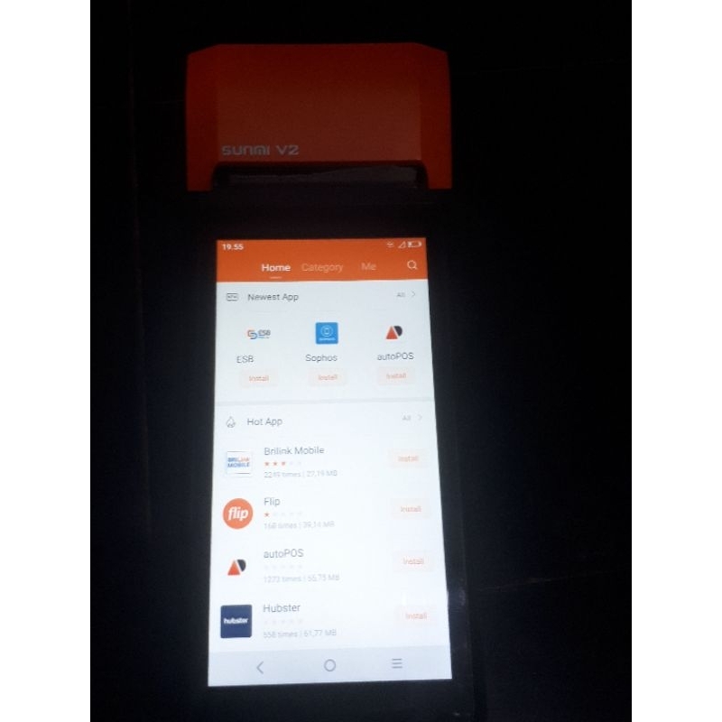 Mesin Kasir Android Sunmi V2