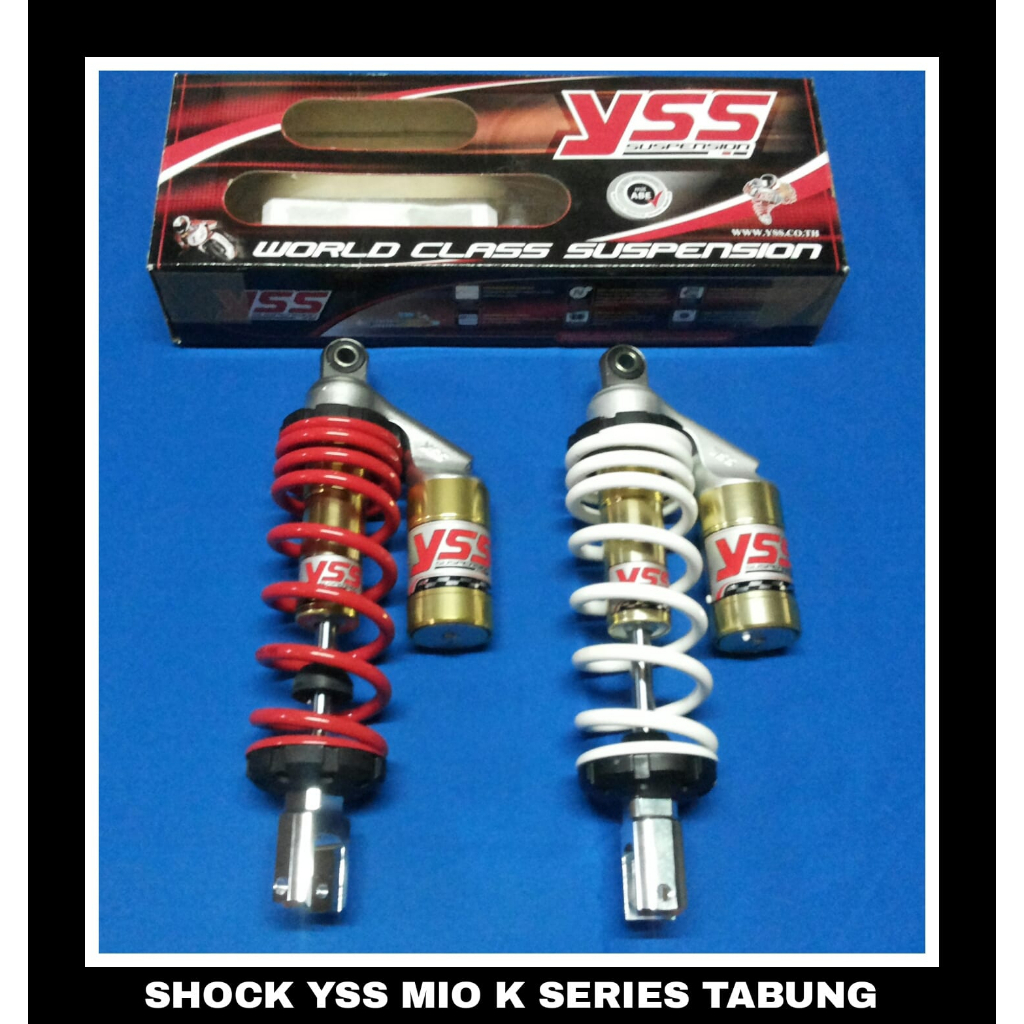 Shock YSS MIO tabung atas K series putih