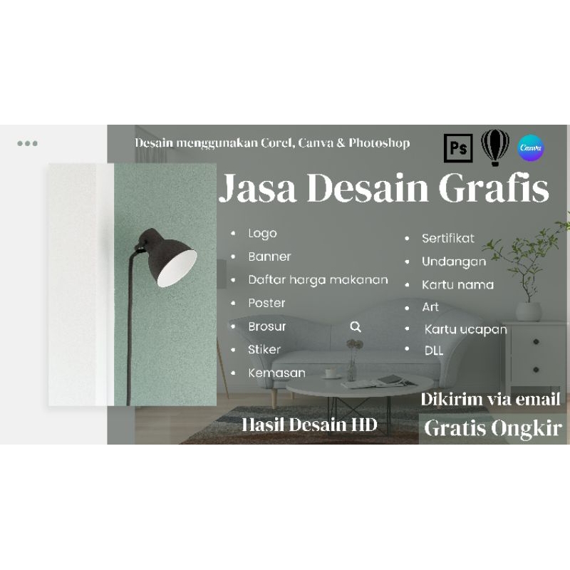 JASA DESAIN GRAFIS LOGO BANNER DLL