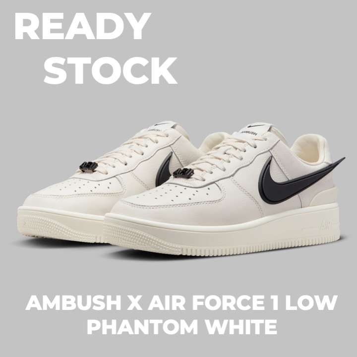 AMBUSH X Nike Air Force 1 Low Phantom White