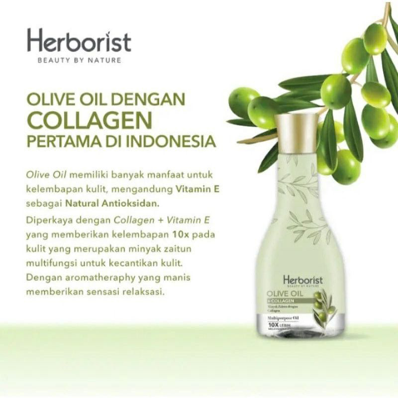 HERBORIST OLIVE OIL COLLAGEN MINYAK ZAITUN + COLLAGEN 75 ML