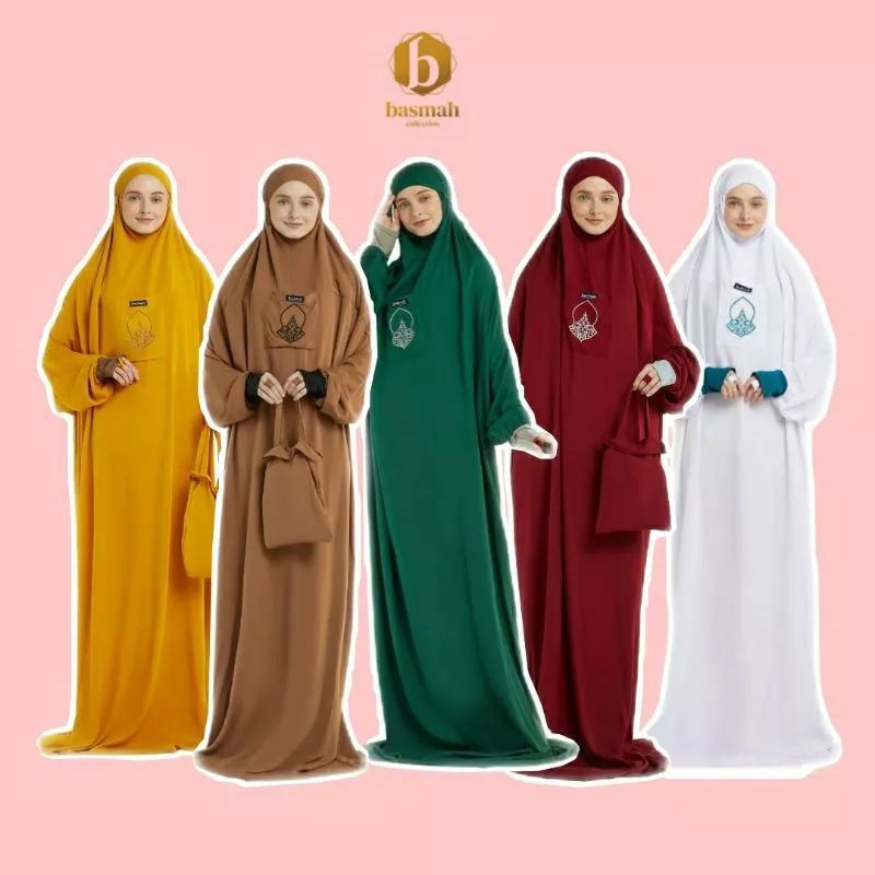 mukena basmah manset/ mukena Tarim/mukena hadromaut/ mukena yabasmah