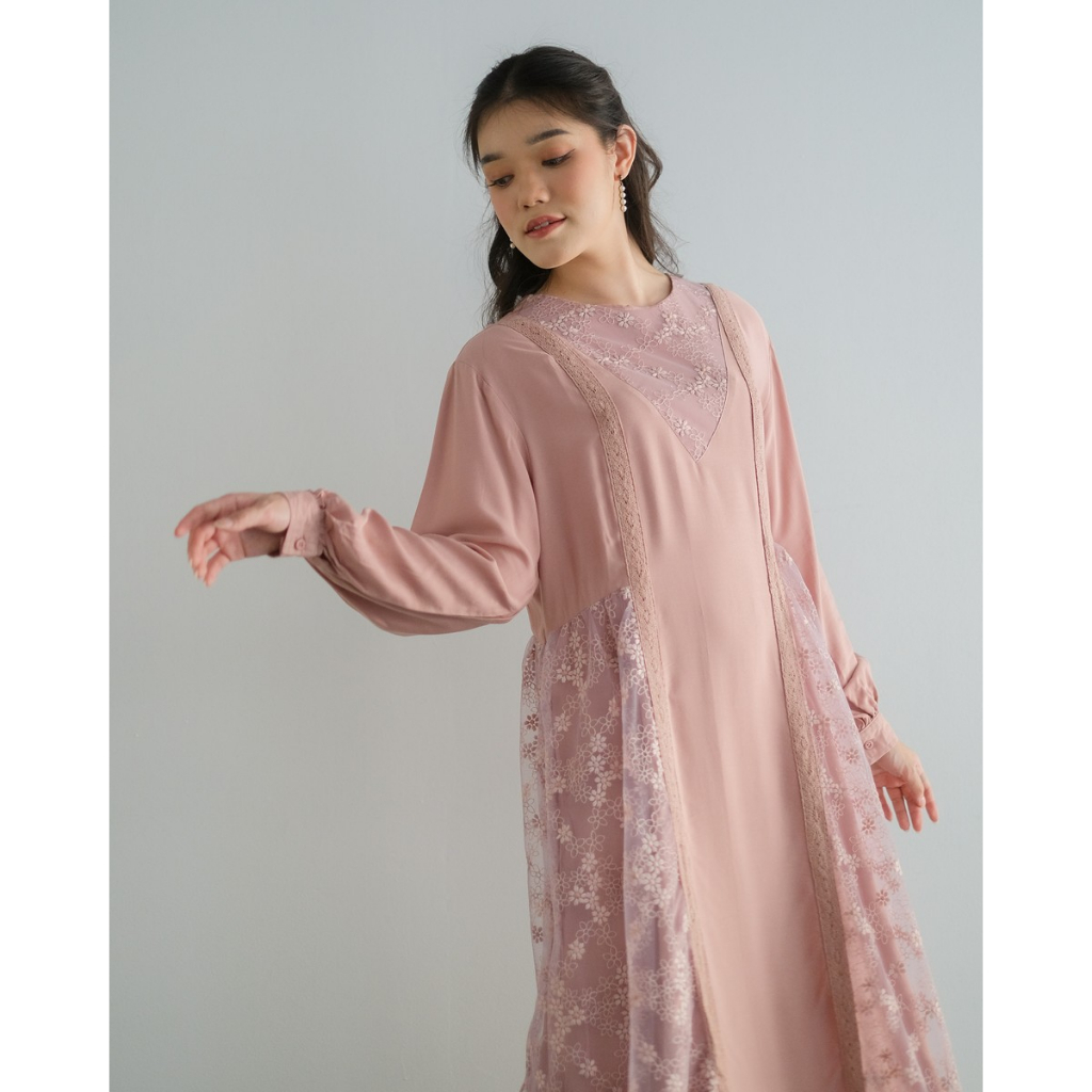 Myrubylicious MADIZAH MAXI DRESS | DRESS | DRESS WANITA | DRESS BROCADE | BAJU MUSLIMAH