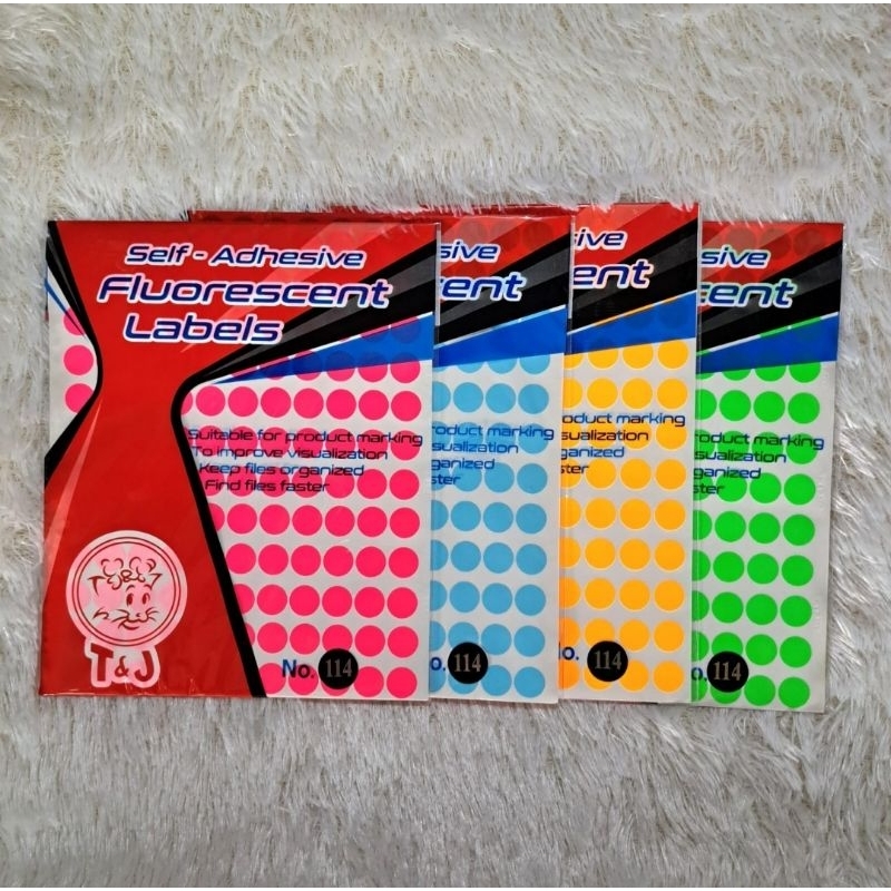 

Label Tom & Jerry Bulat 114(Dia 13mm) Warna