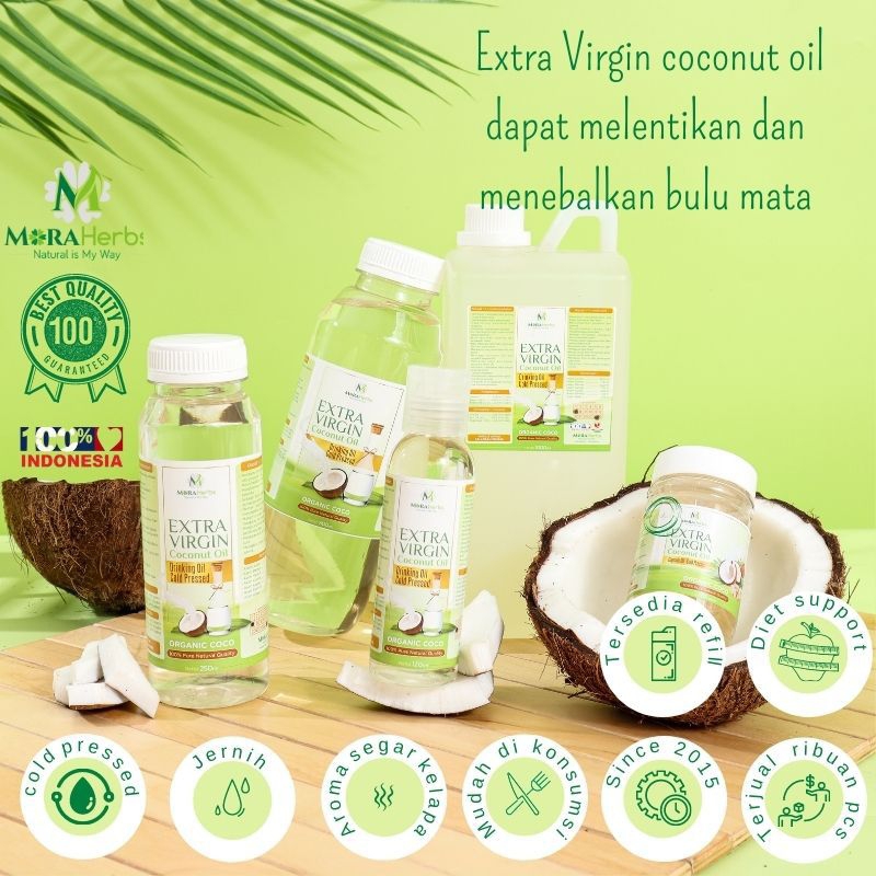 

Drinking Oil 1Liter Moraskin VCO / Moiskin/ Virgin Coconut Oil