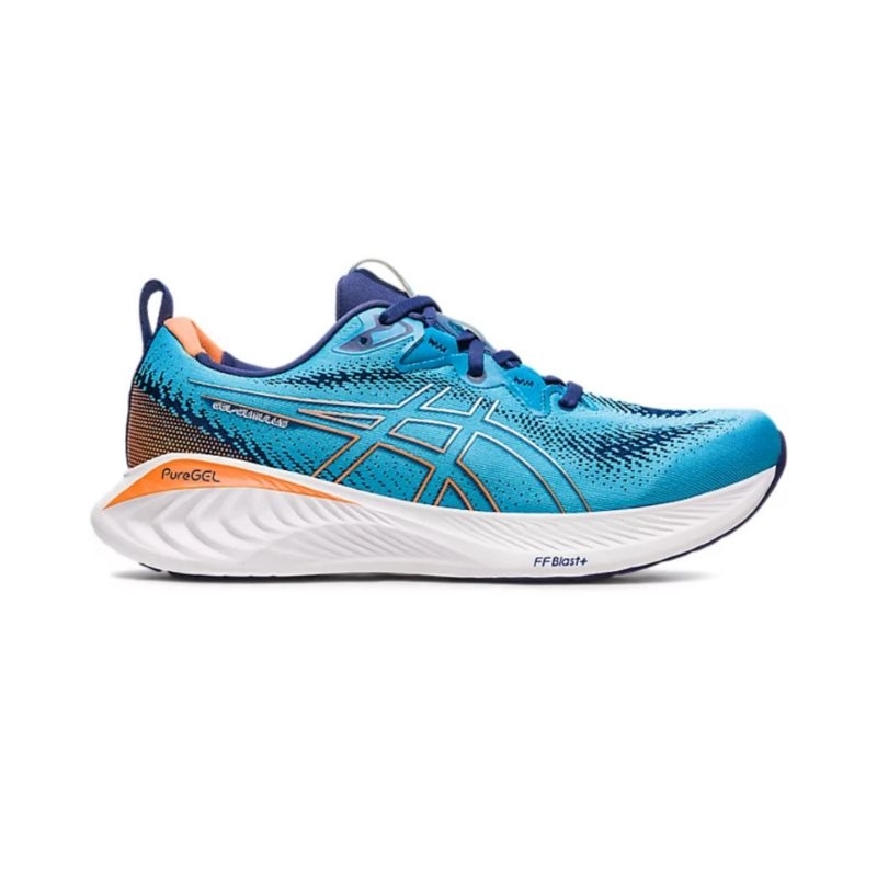 Sepatu Lari Asics Gel-Cumulus 25 Men's Running Shoes-Insland Blue 1011B621.402