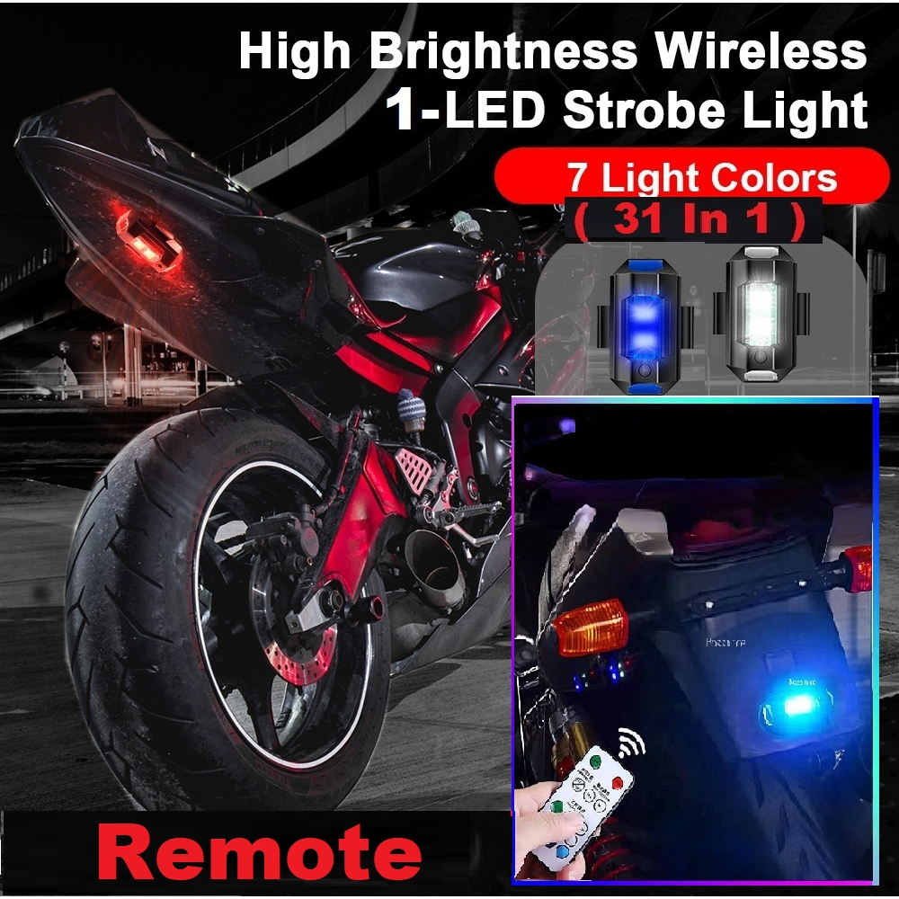 LAMPU strobo . SEPEDA LAMPU SAFETY SEIN DIP LED BELAKANG SEPEDA strobo motor strobo mobil