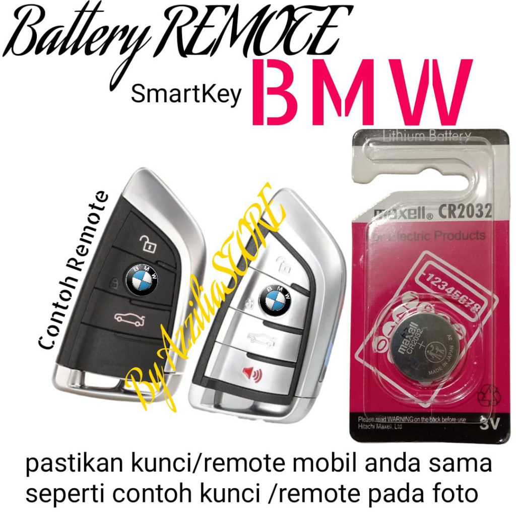 Battery Baterai Batrai Batre Batere Untuk Remote Remot Smart Key Smartkey Kunci Mobil Bmw E60 E63 E6