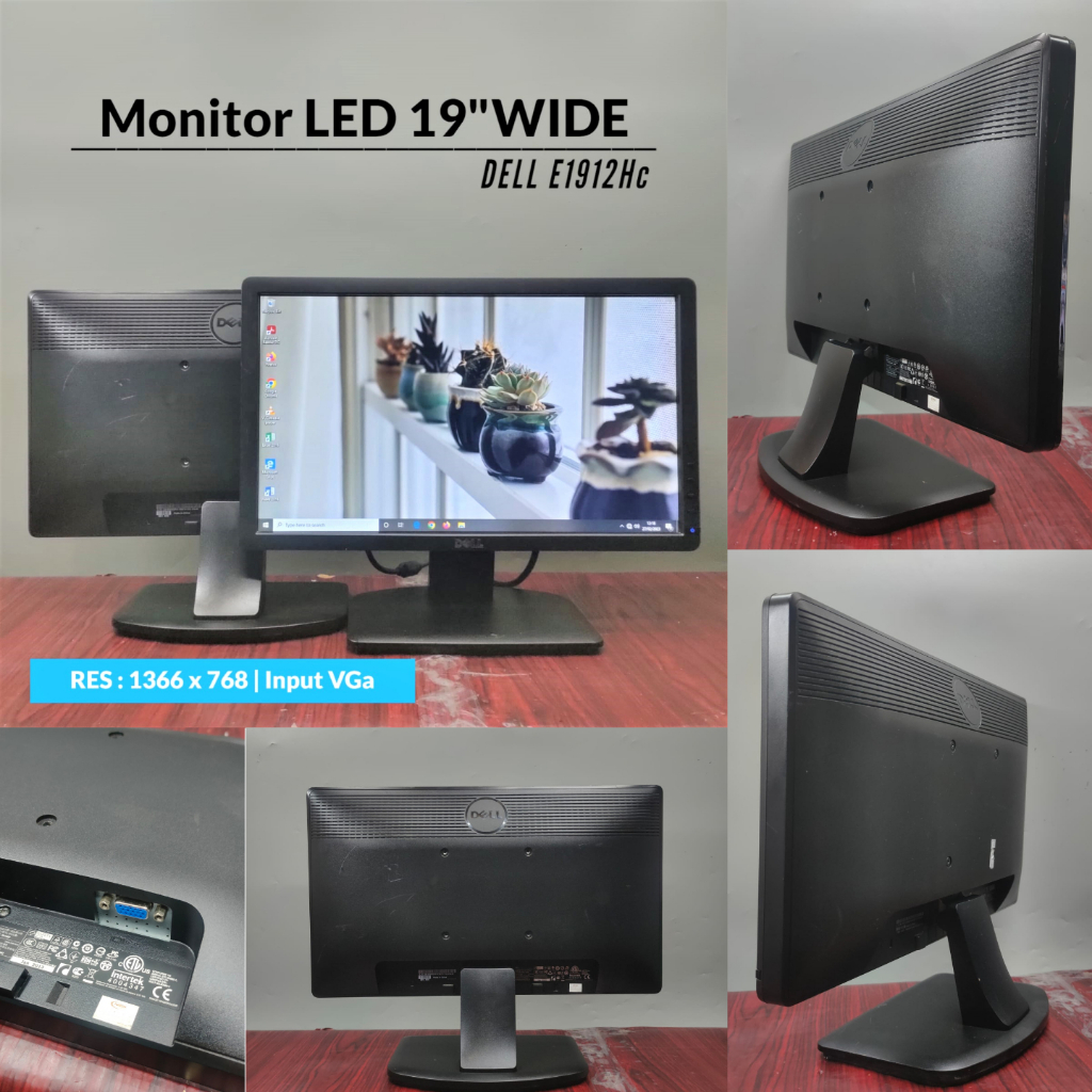 LED LCD Monitor 22 20 19 Inchi Murah Normal Mulus Berkualitas Bergaransi