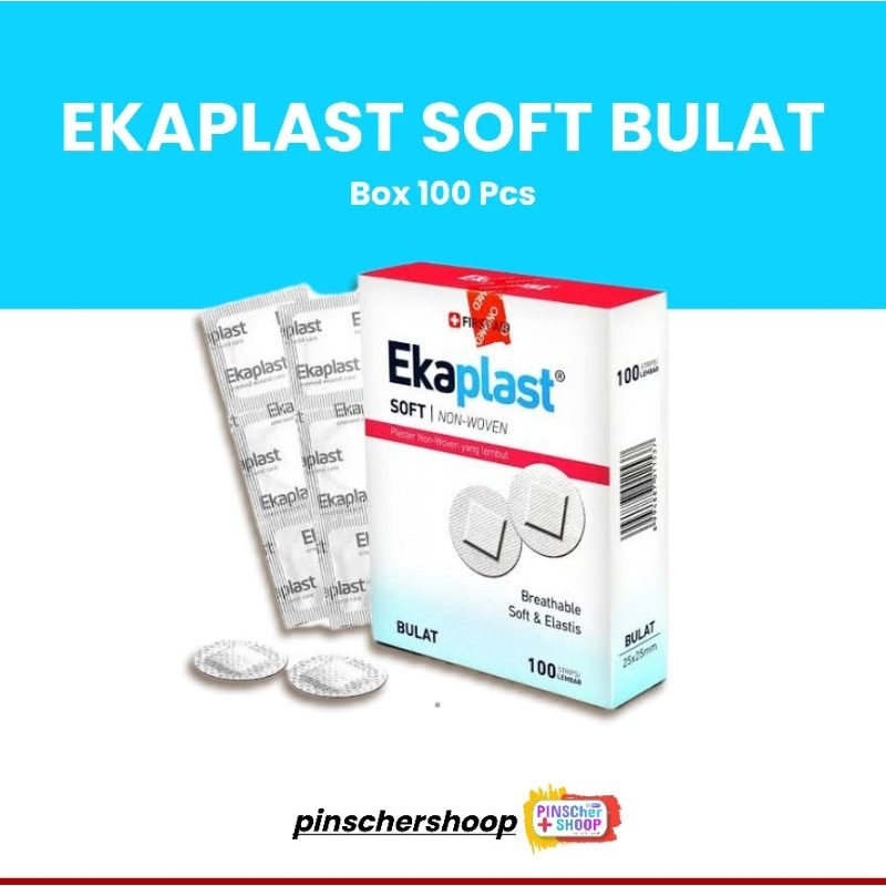 Plester Bulat Soft Ekaplast Isi 100 Pcs Onemed '