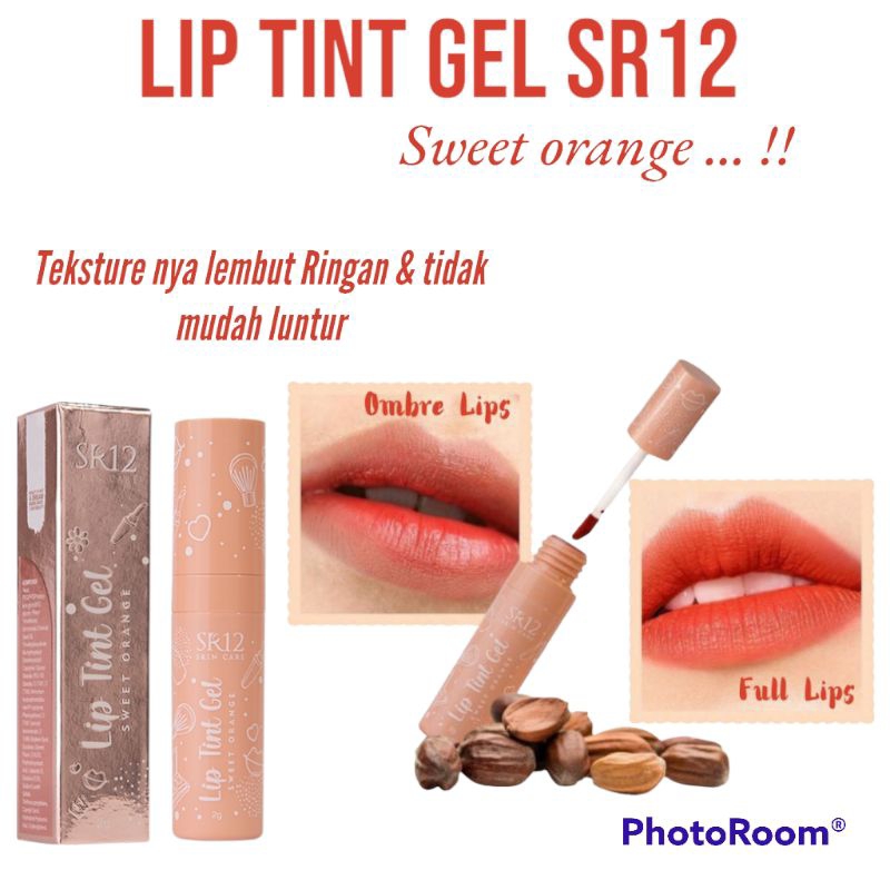 LIP TINT GEL sweet orange 2gr Lip tint sr12 | lip tint korea lip gloss lip balm warna oren