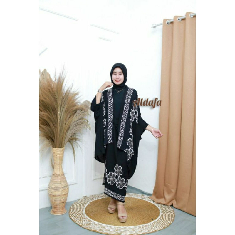 outfit KOndangan batik full sett dengan rok lilit