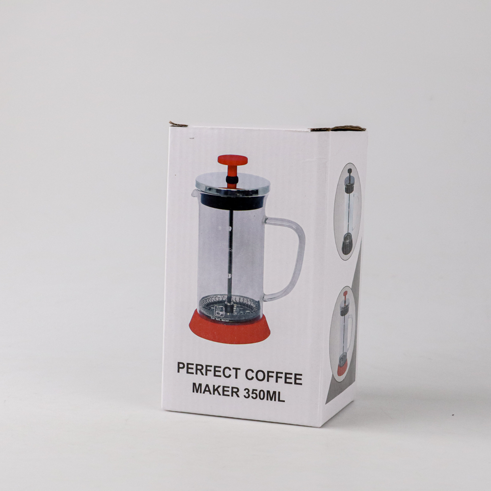 French Press Coffee Maker Pot 350 ml - HKD510 - Black