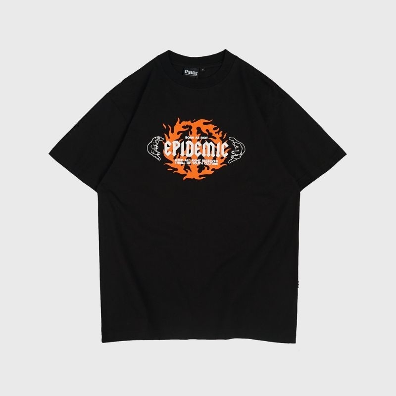 EPIDEMIC RESERVED Baju Kaos Distro Premium Unisex Combed 30s