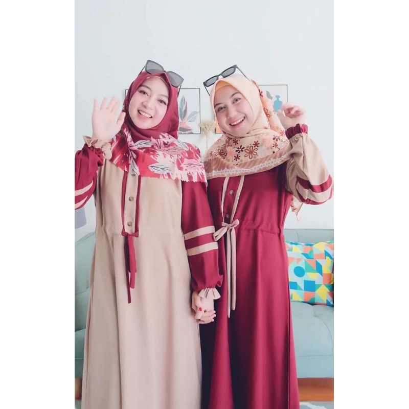 Jasmine /Dress/Original Aku Karissa /Gamis Aku Karissa/ Dress Wanita/Jasmin by Aku Karissa