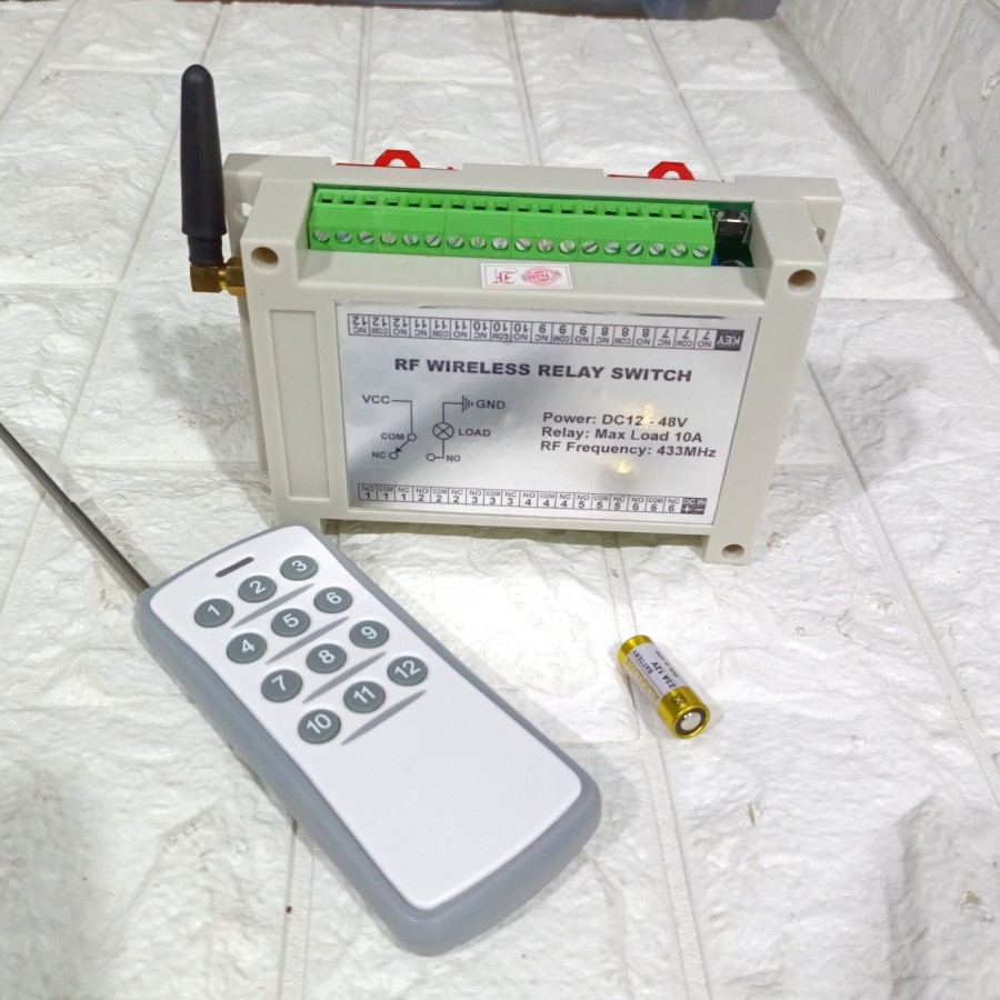remot aktuator 6ch naik turun remot wireless 12ch 12-48v 220V DC RF remote