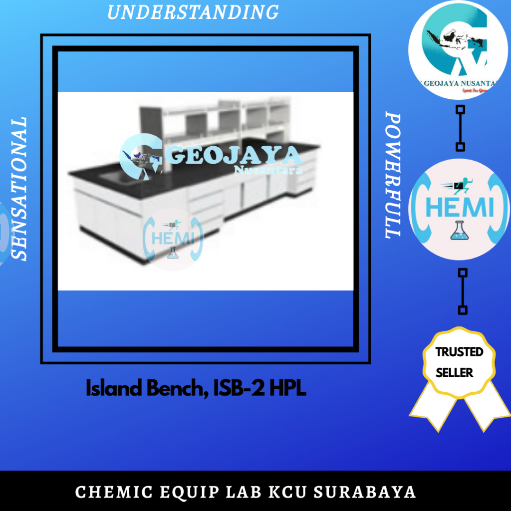 Island Bench, ISB-2 HPL Multiplex 18mm, Full High Pressure Laminate