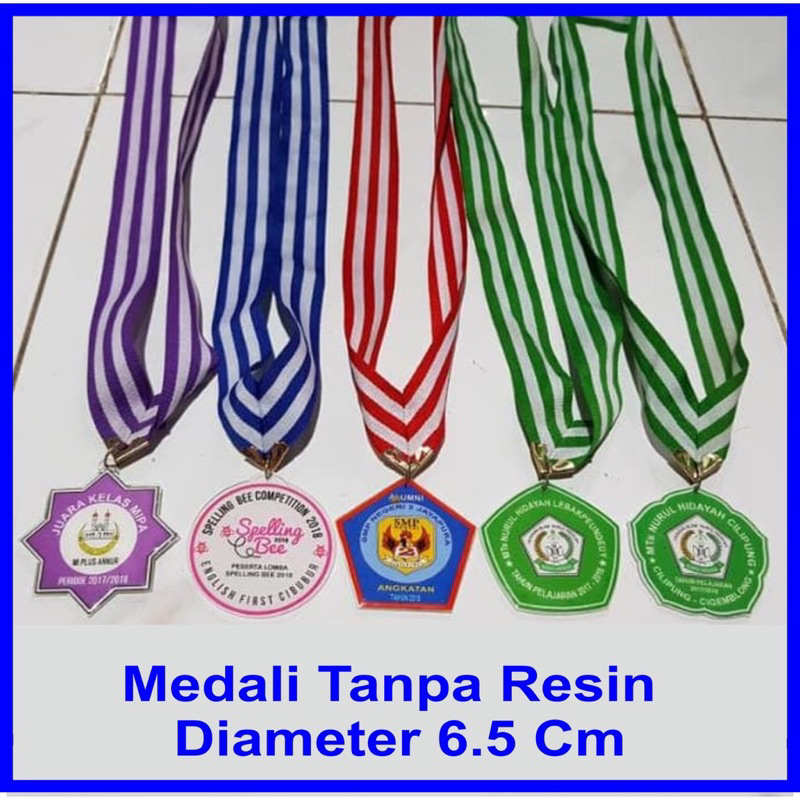 COD Medali Kelulusan sekolah / Medali Wisuda / Medali Akrilik Stiker