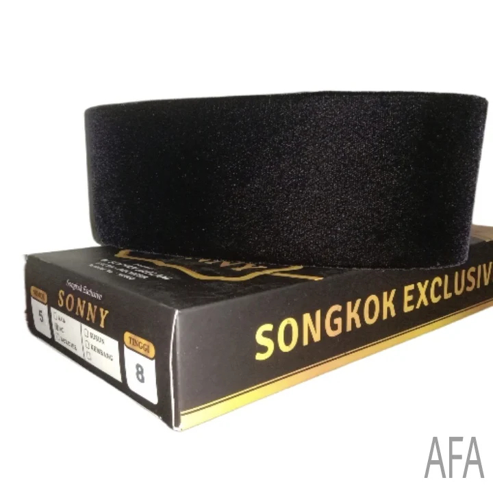 SONGKOK PECI HITAM SONNY AC ,TINGGI 8