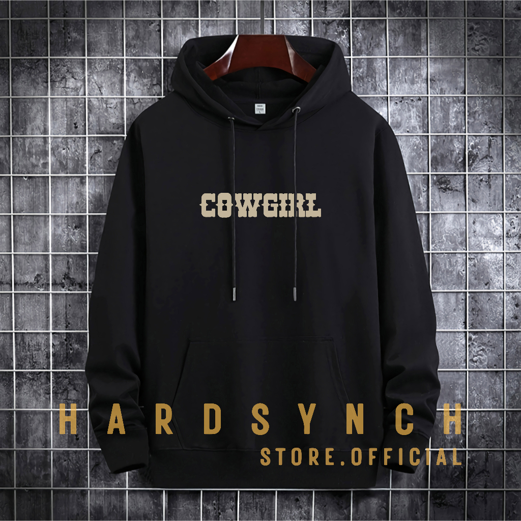 Sweater Hoodie CowGirl Unisex ( Pria &amp; Wanita ) Premium Quality S-XXL Cotton Fleece / Hoodie Korean Style / Sweater Hoodie / Hoodie Polos / Hoodie Wanita / Hoodie Pria / Sweater Hoodie Distro Original ( CW 55 )