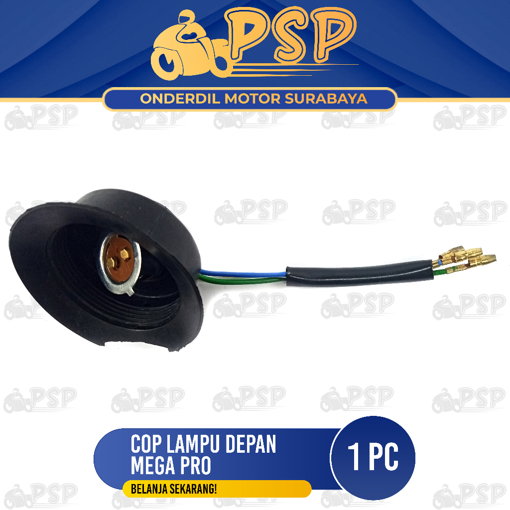 Cop Lampu Depan Mega Pro - Pitingan Fitting Fiting Piting Socket Soket Dop Depan Honda Megapro Lama