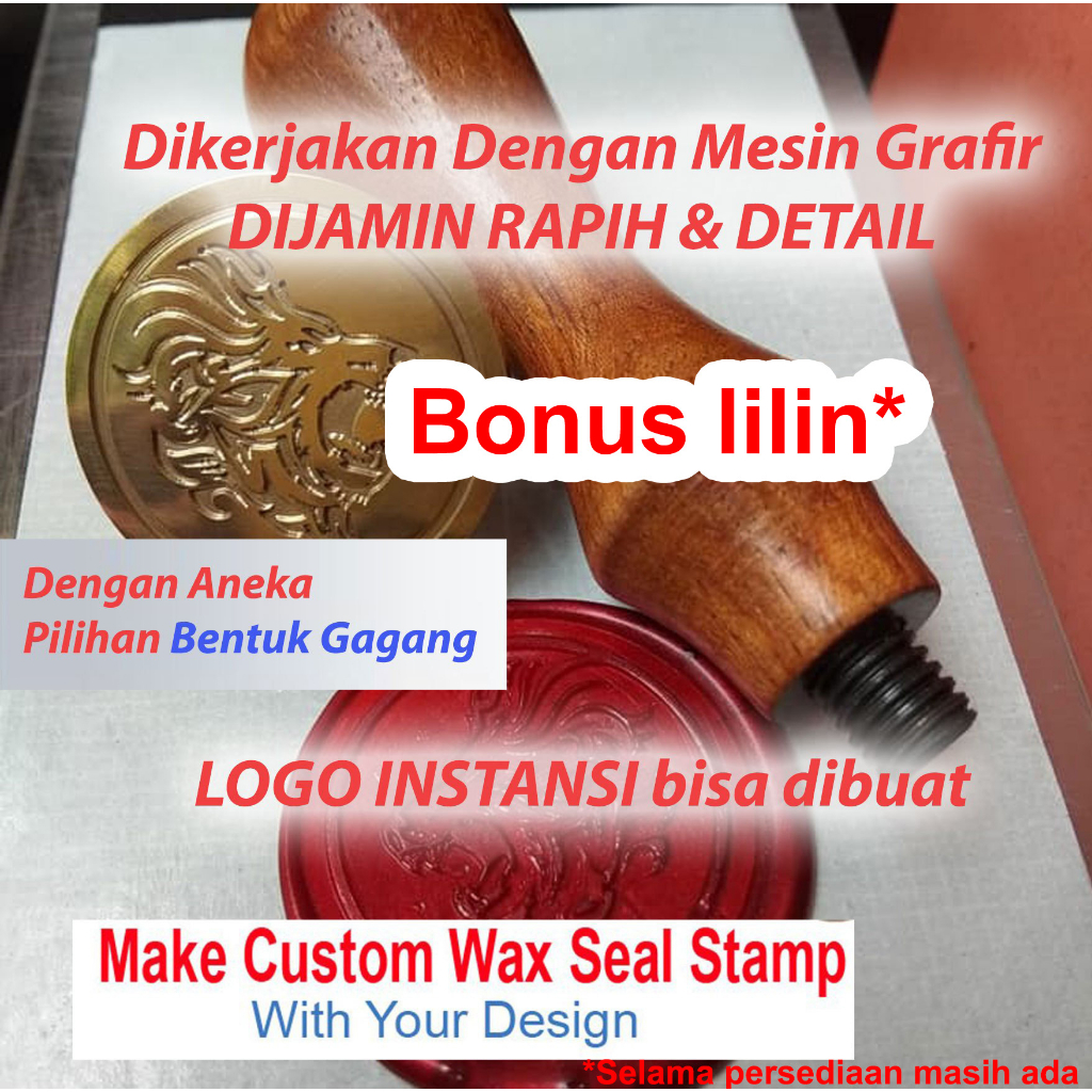 

Custom Wax Stamp Stempel Segel Lilin