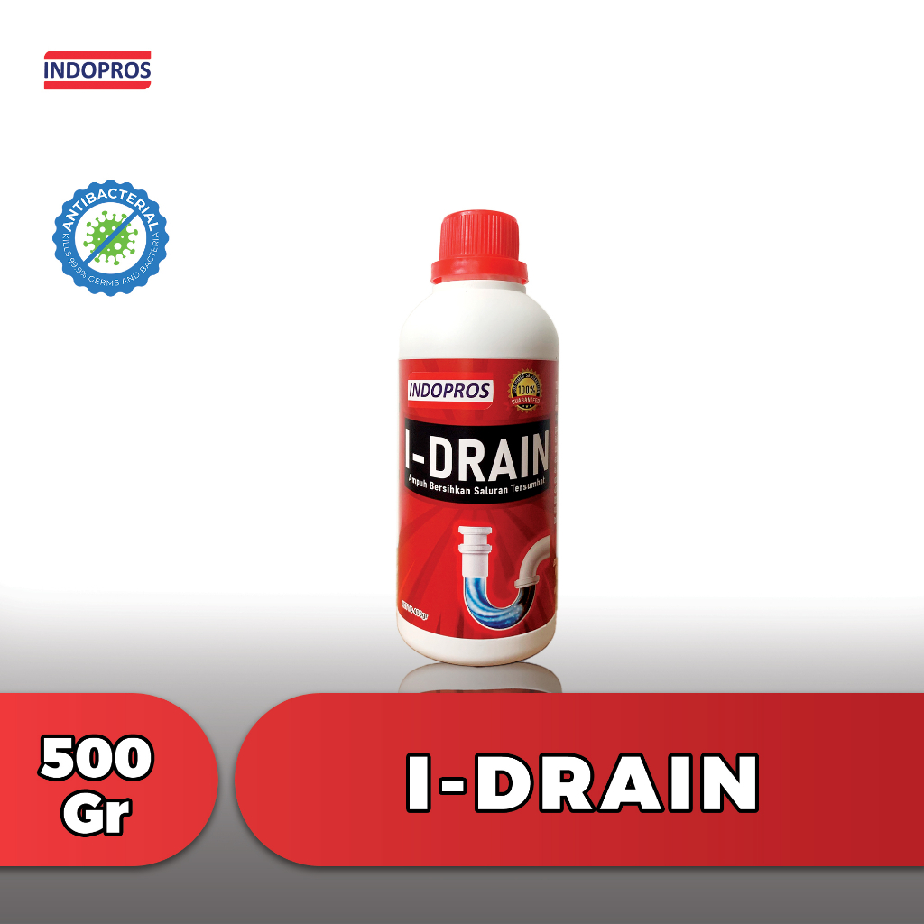 [INDOPROS] I-DRAIN - Pembersih Saluran Tersumbat - AMPUH - Merek INDOPROS - 500ML