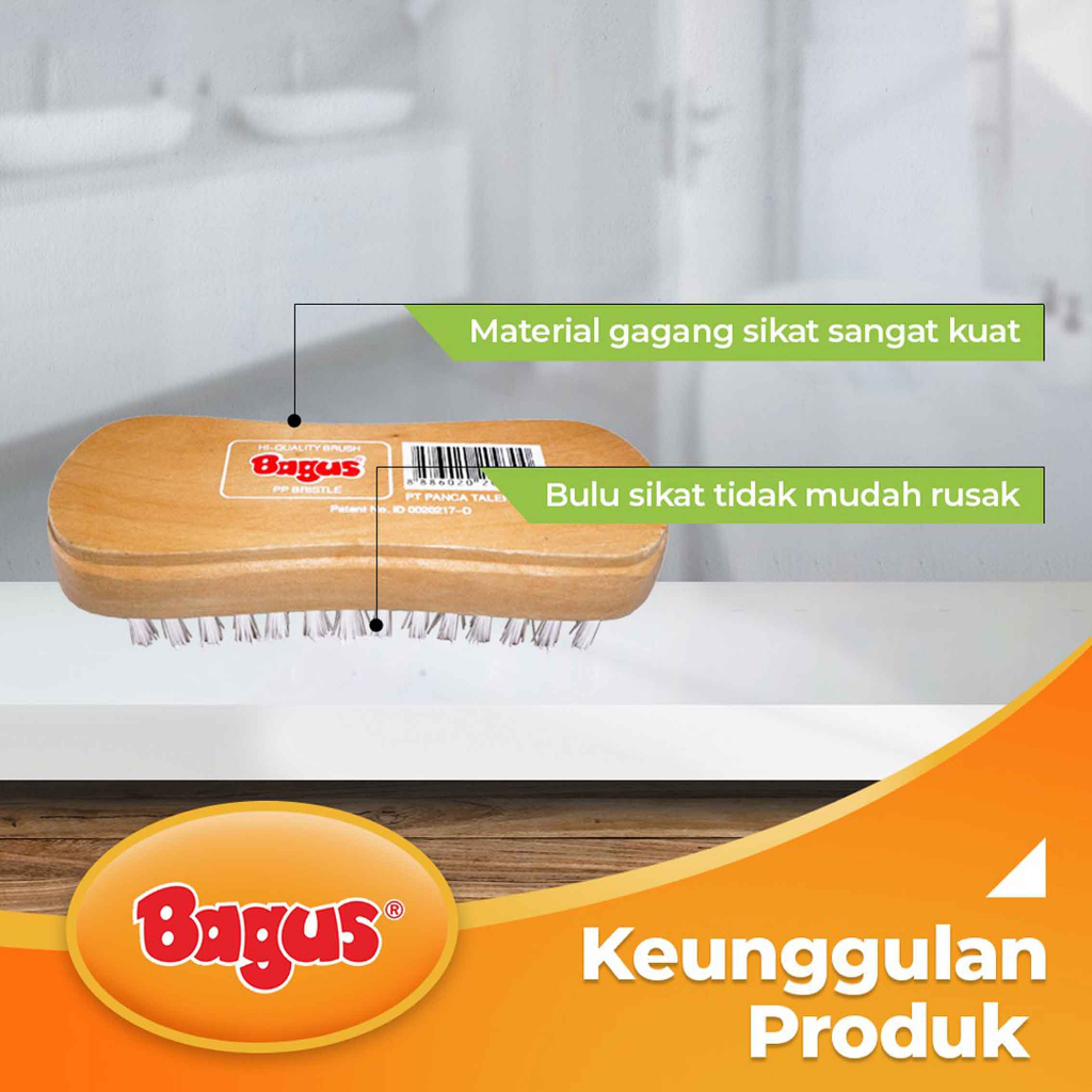 Bagus / Sikat / Sikat Baju / Sikat serbaguna /  13x5x4cm