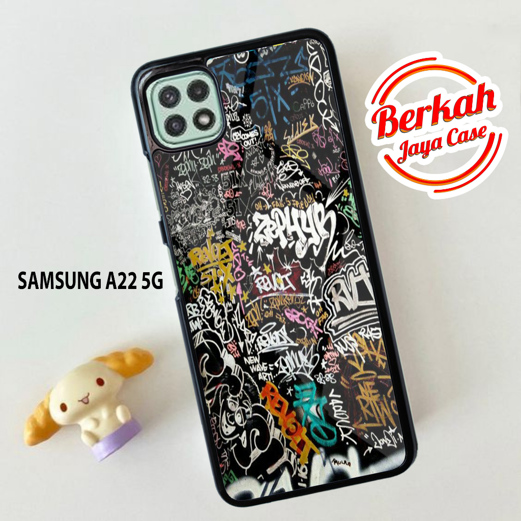 Case SAMSUNG A22 5G Casing SAMSUNG A22 5G GRAFITYCase Hardcase Premium Softcase Casing HpTerbaru 202