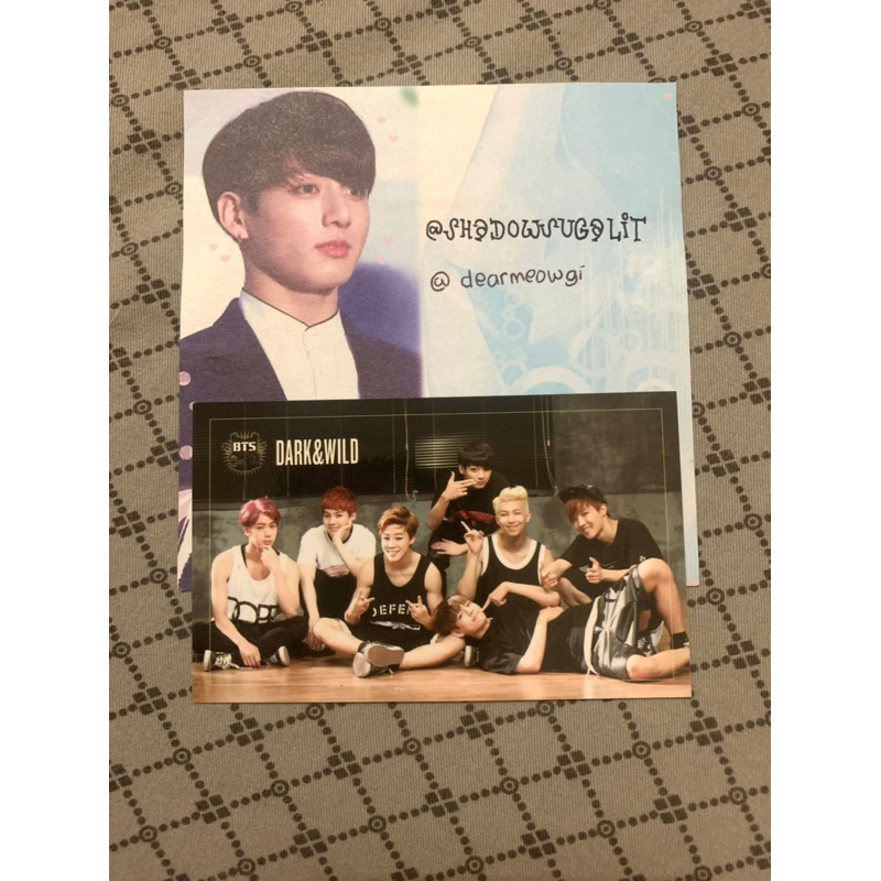 BTS Danger Group photocard pc