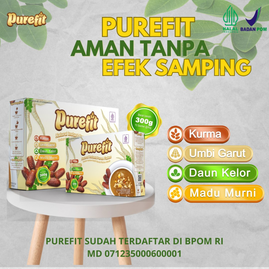 

PUREFIT SEREAL SEHAT UMBI GARUT - SOLUSI UNTUK GANGGUAN PENCERNAAN