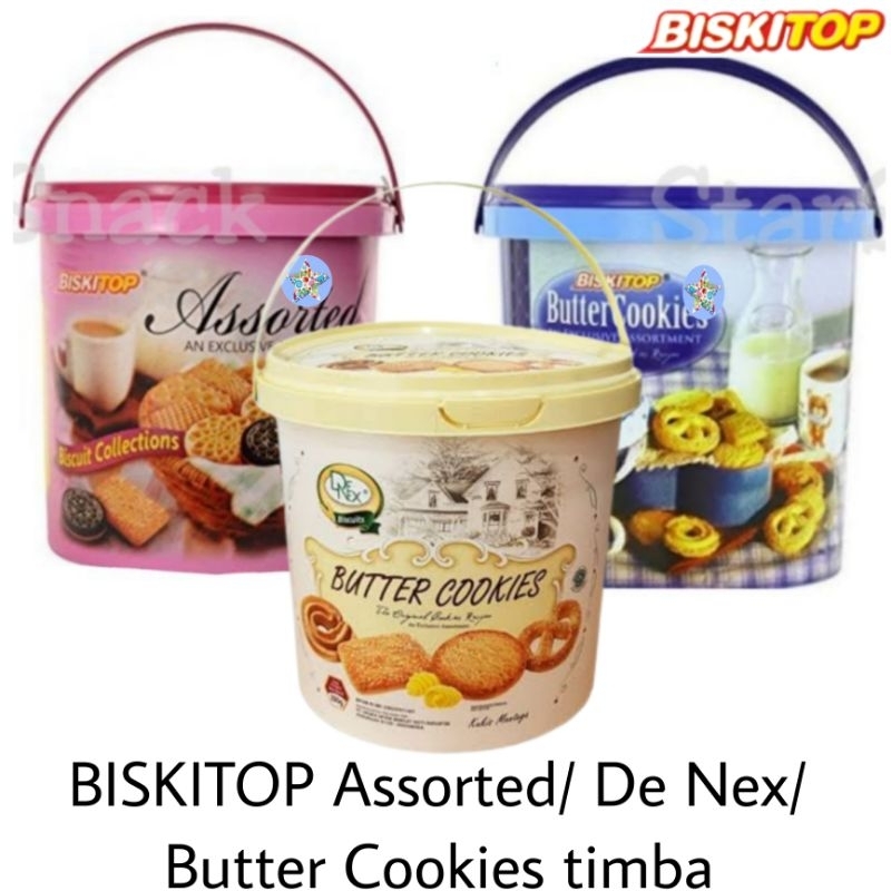 

Biskitop Assorted Butter Cookies De Nex Timba 350gr