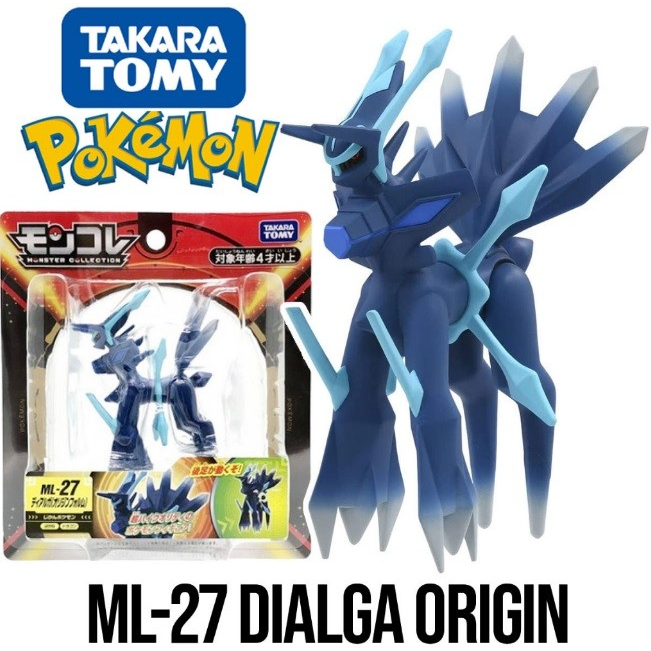 Pokemon Takara Tomy Moncolle Dialga (Origin Form) FIGURE POKEMON NEW HADIAH NATAL ANAK