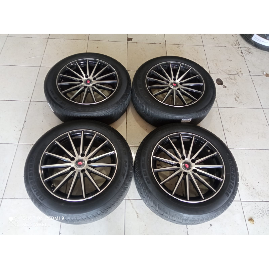 Velg Mobil Vossen Ring 17 Velg Mobil Second R17 Lebar 7,5 Lobang Baut 5X114 Ban 215 60 R17 Brigeston