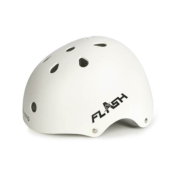 Helm Sepatu Roda Inline Skate Micro Flash Helmet White