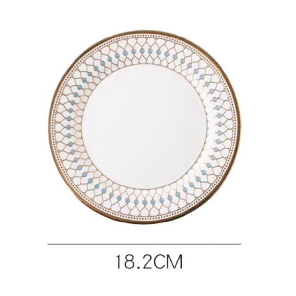 

Storage INCH Wedding Ceramic YHOME Plate 7 6116 Party Luxury - for Gold Promo Murah XMT PLATE