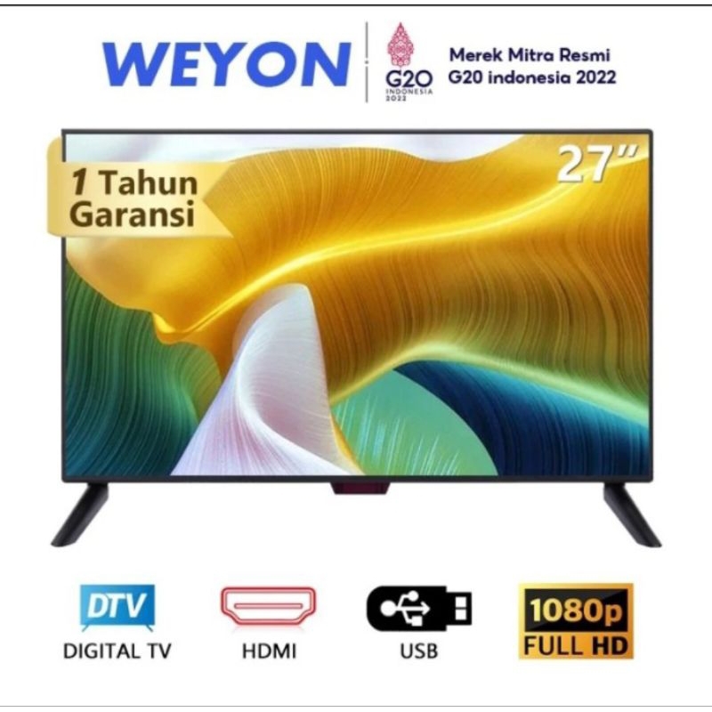TV LED WEYON 27 INCH - LED WEYON 27 INCH DIGITAL TV - TV DIGITAL WEYON 27 INCH - LED TV 27 INCH WEYO