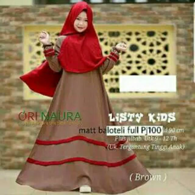 GAMIS ANAK PEREMPUAN SATIVA  2 IN 1