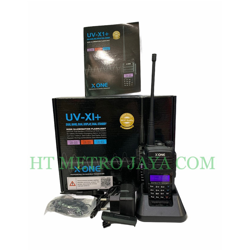 HT XONE UV X1 PLUS DUALBAND VHF DAN UHF