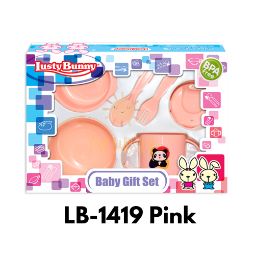 Lust Bunny 6 in 1  Feeding Set Peralatan Makan Bayi
