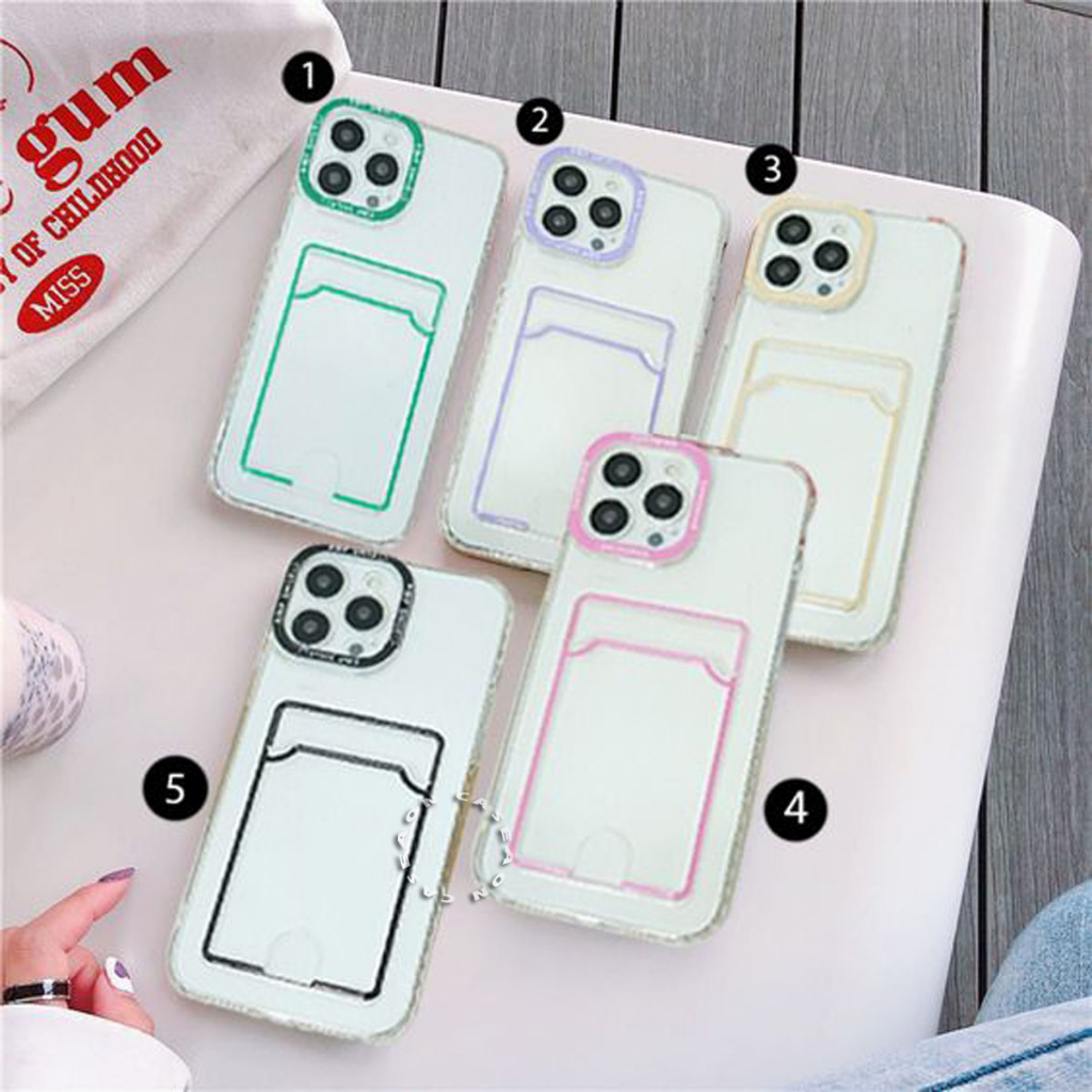 (SC01) CASE SLOT CARD TRANSPARAN MOTIF FOR 0PPO A17 A17K A1K/C2 A31 2020 A3S/C1 A5 2020 A55 4G A57 2