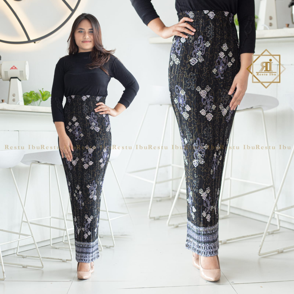 Rok plisket / rok batik / rok serut / rok setelan kebaya / rok kondangan / rok batik murah