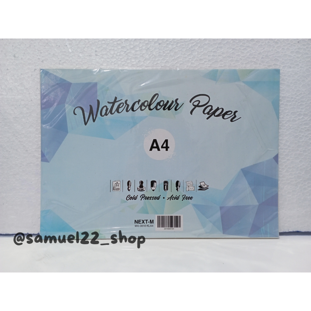 

Kertas Watercolour Paper A4 NEXT-M MA-0818 KLA4