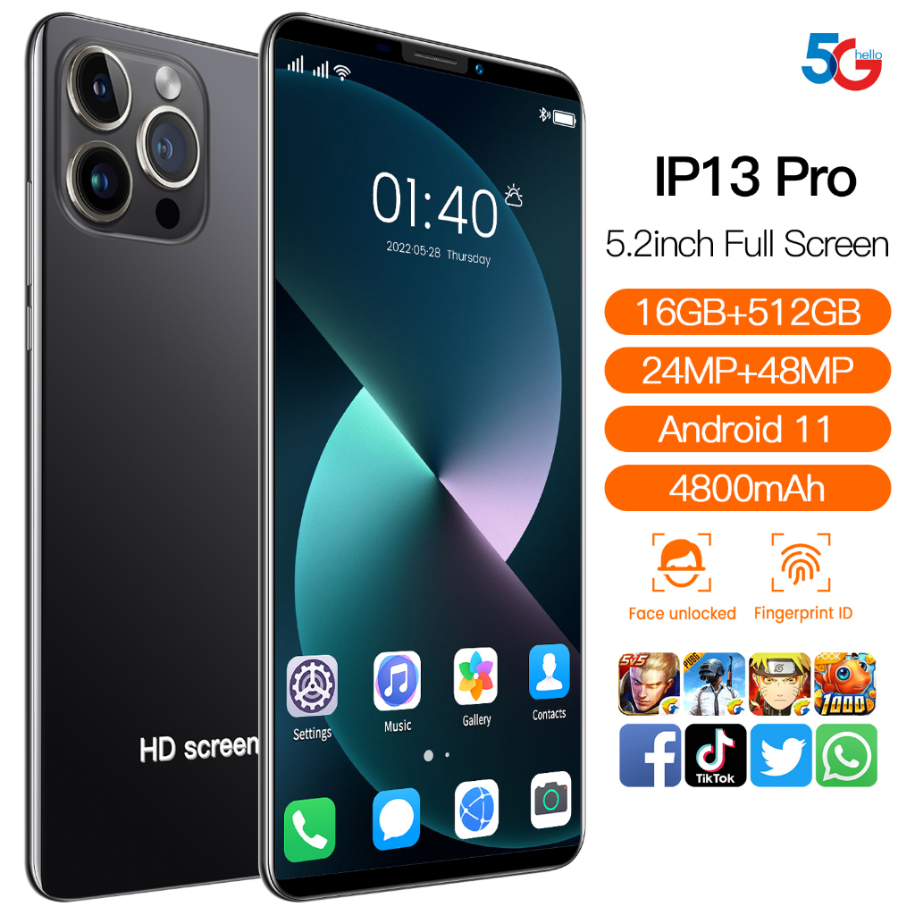 hp IP13 pro hanphone terbaru 2022 murah cuci gudang termurah 2022 asli handphone original smartphone